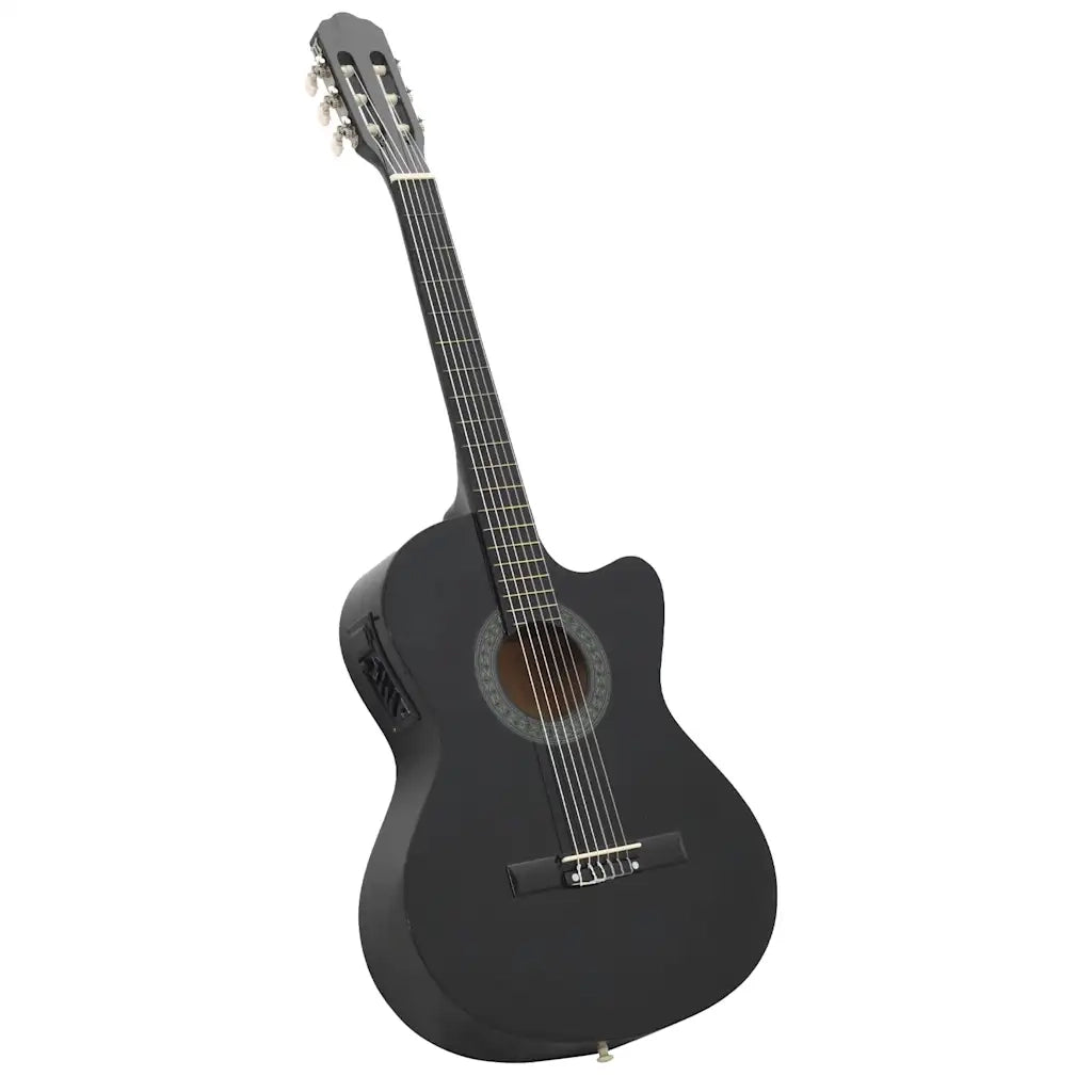 Set Chitarra Western 12 pz con Equalizzatore e 6 Corde Nera CFW5411770