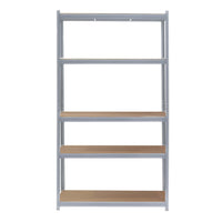 Scaffale per carichi pesanti zincato 100x60x200cm Scaffale a incastro 5 ripiani 200kg/piano