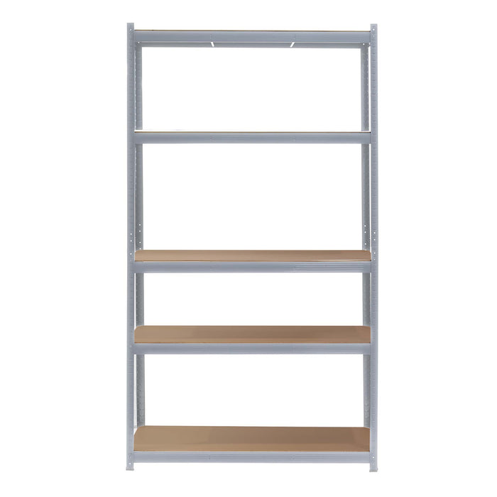 Scaffale per carichi pesanti zincato 100x60x200cm Scaffale a incastro 5 ripiani 200kg/piano