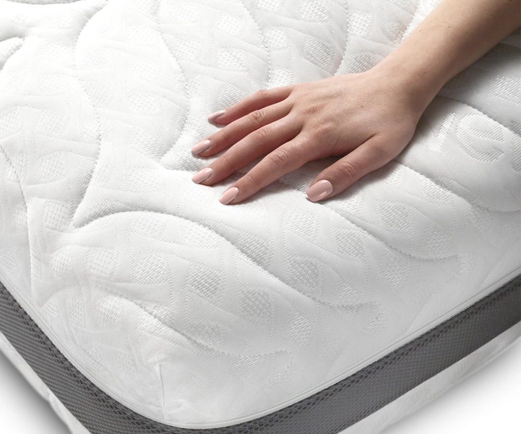 Loto Velvet, Materasso in Memory Foam Multistrato  (80cm X 195cm H.26cm) | Duzzle