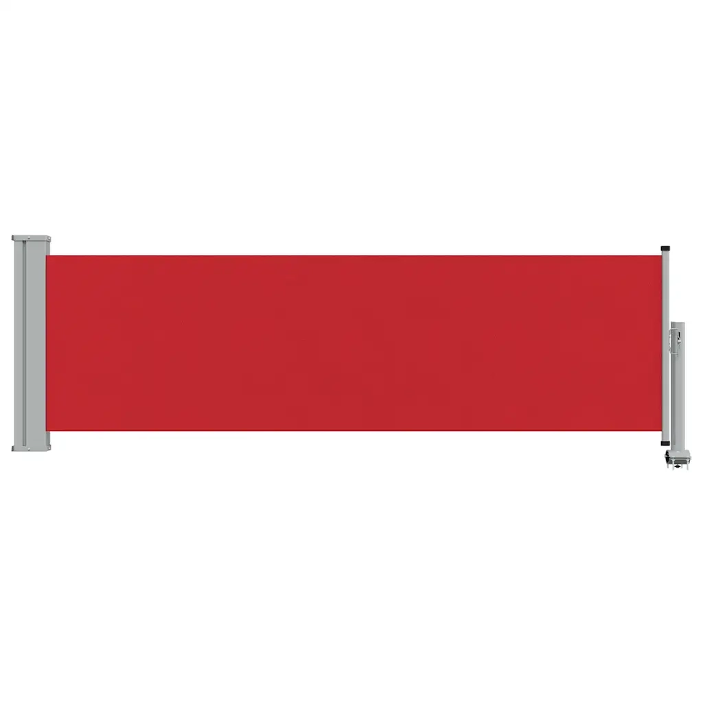Tenda Laterale Retrattile per Patio 80x300 cm Rosso cod mxl 6670