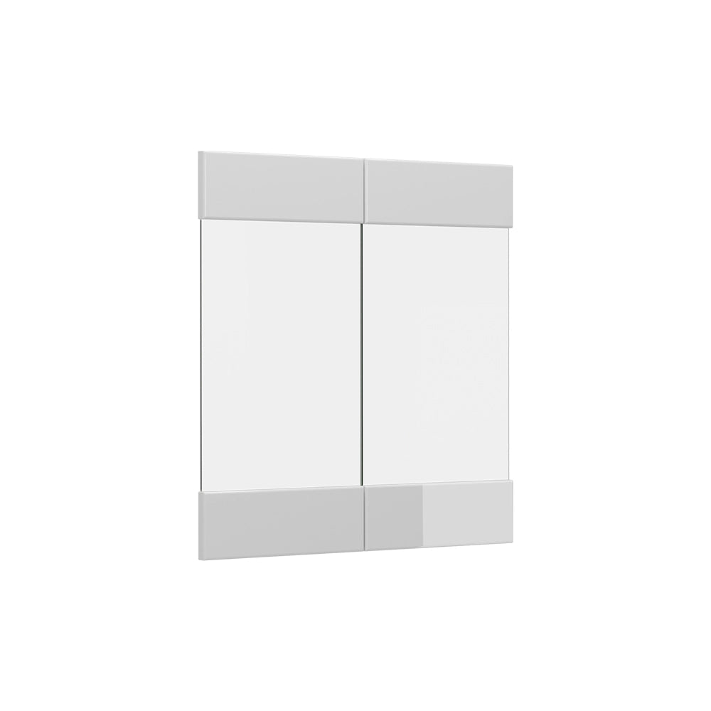 Vicco Frontale cucina Bianco lucido 59.2 x 59 cm frontale del mobile per pensile con vetro