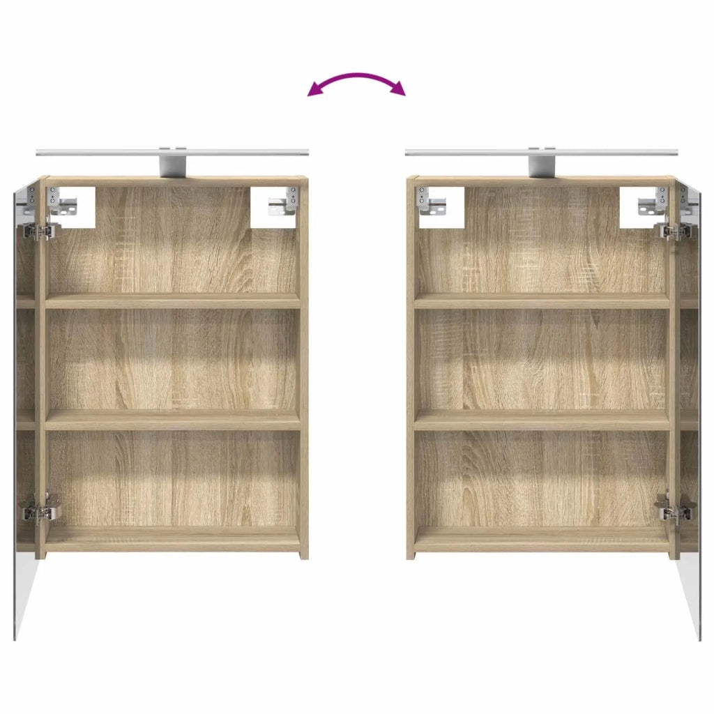 Set di Armadi da Bagno 5 pcs Rovere Sonoma Legno ingegnerizzato 3406553