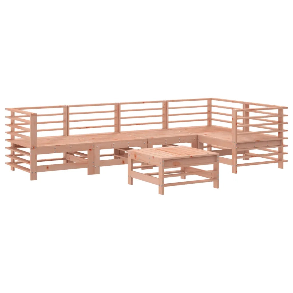 Set Divani Giardino 6 pz con Cuscini Legno Massello di Douglascod mxl 76536