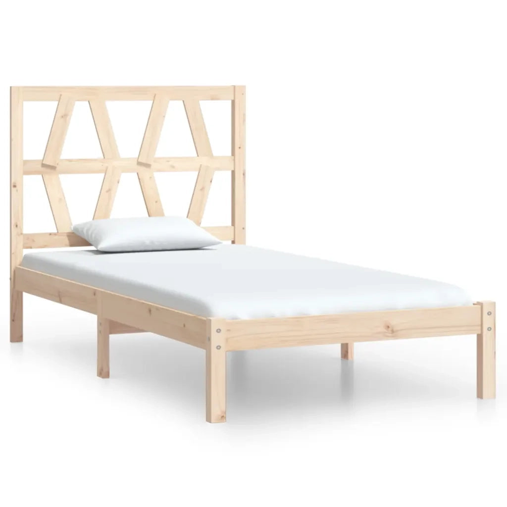 Giroletto-Struttura Letto in Legno Massello di Pino 90x200 cm 882765