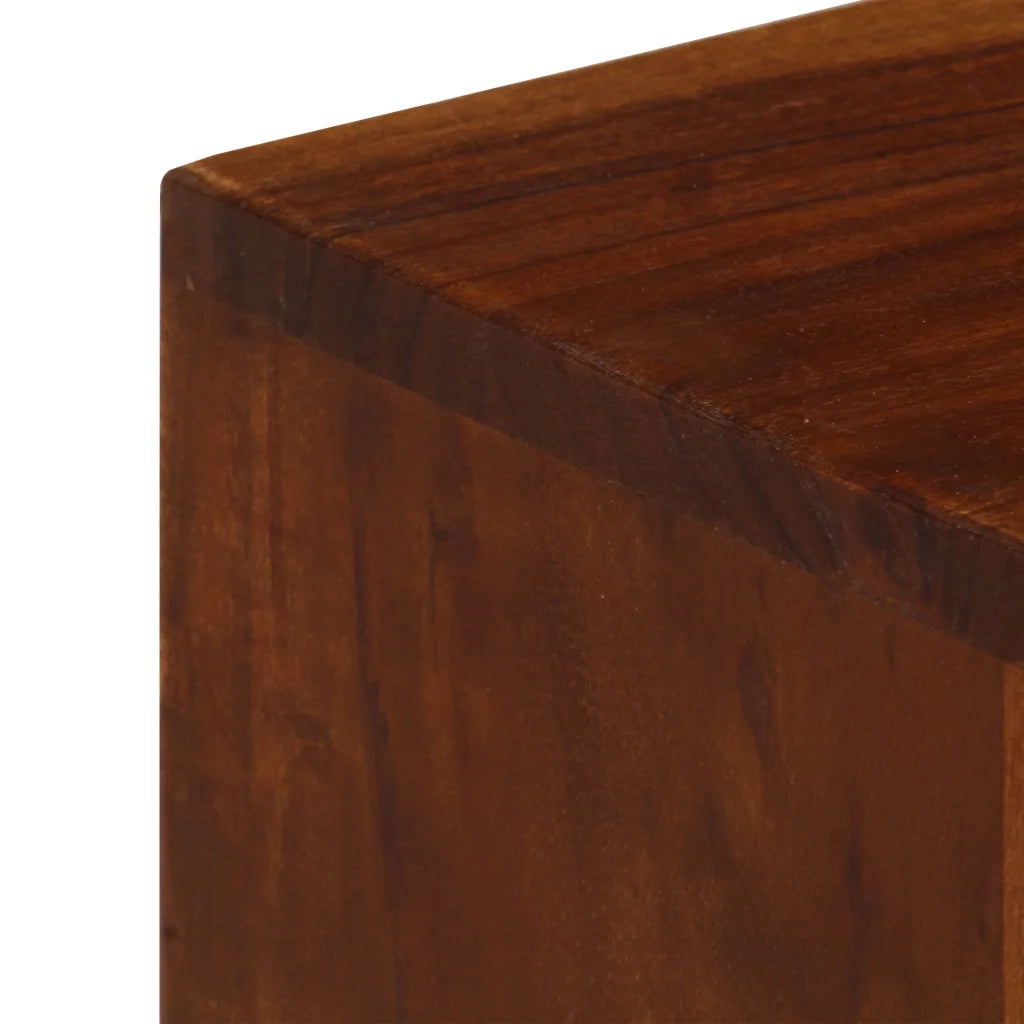 Mobile Porta TV 3 Cassetti 110x35x50cm Legno Massello di Acacia cod mxl 17020