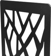 Sostegni libri - Sostegni libri metallici - Stile e funzionalità - Nero - Sostegni decorativi libri - Ideali per casa e ufficio - 16 S