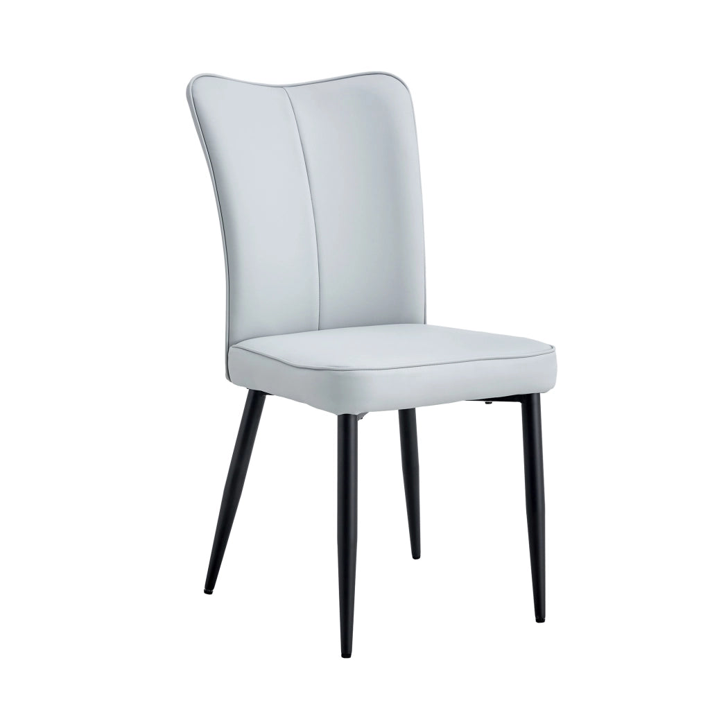 Set tavolo rotondo 60 cm e 2 sedie grigio chiaro