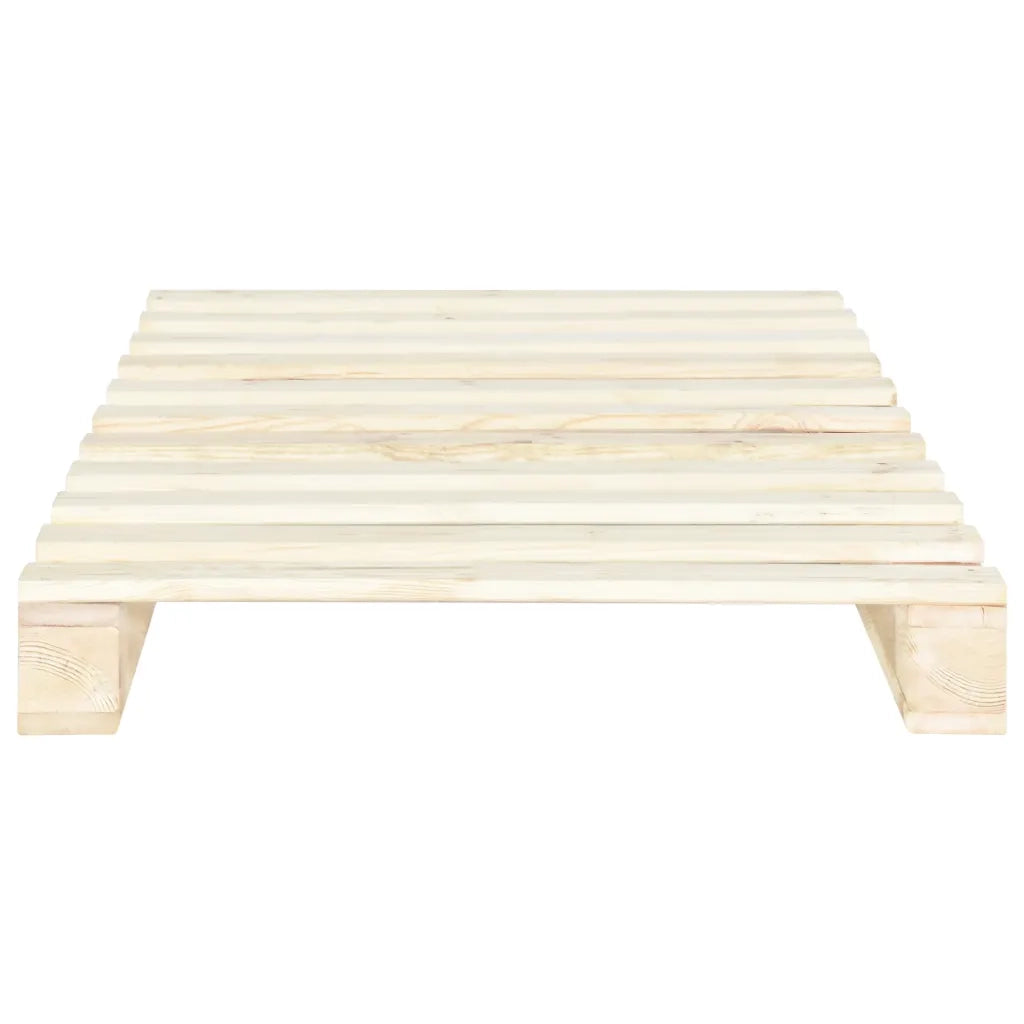 Giroletto in Pallet di Legno Massello di Pino 90x200 cm 285234