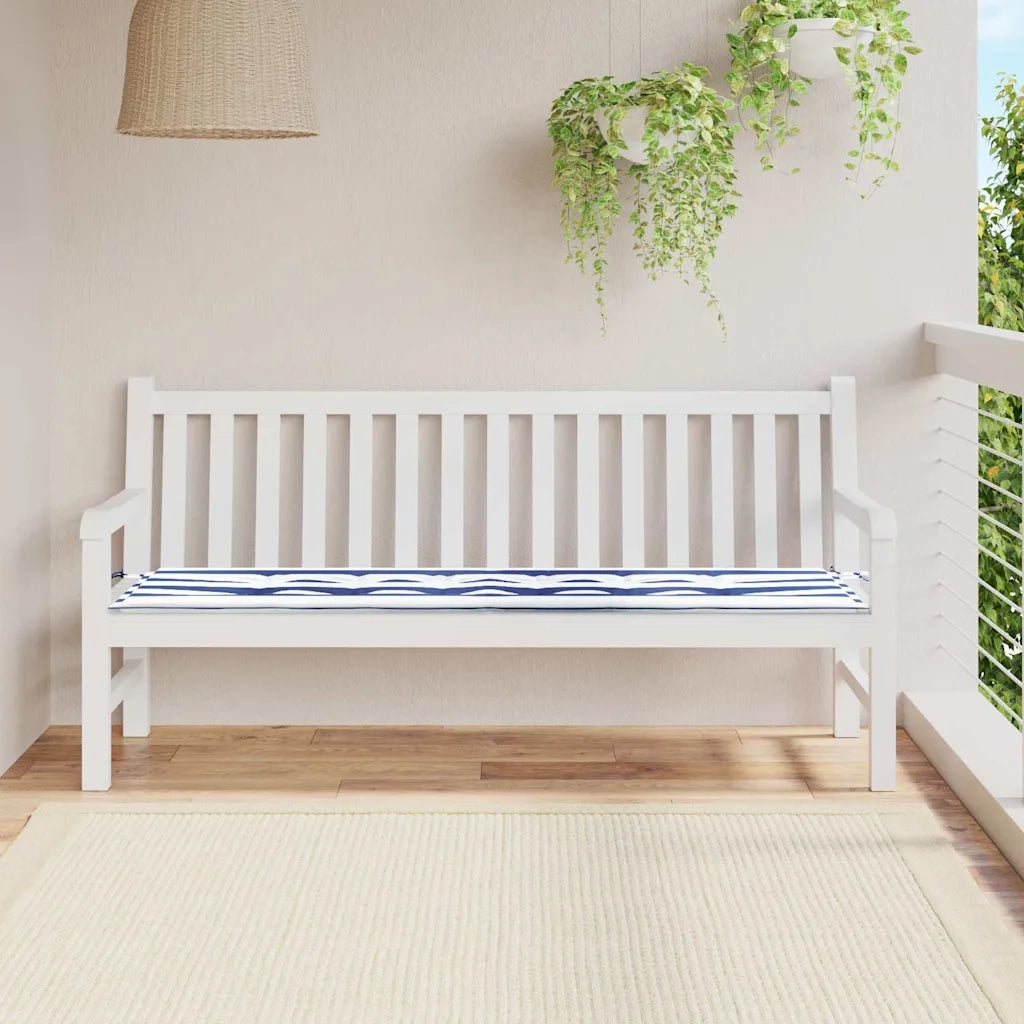 Cuscino per sedie | Cuscino per Panchina Quadro Nero 150 x 50 x 3 cm Tessuto Oxford