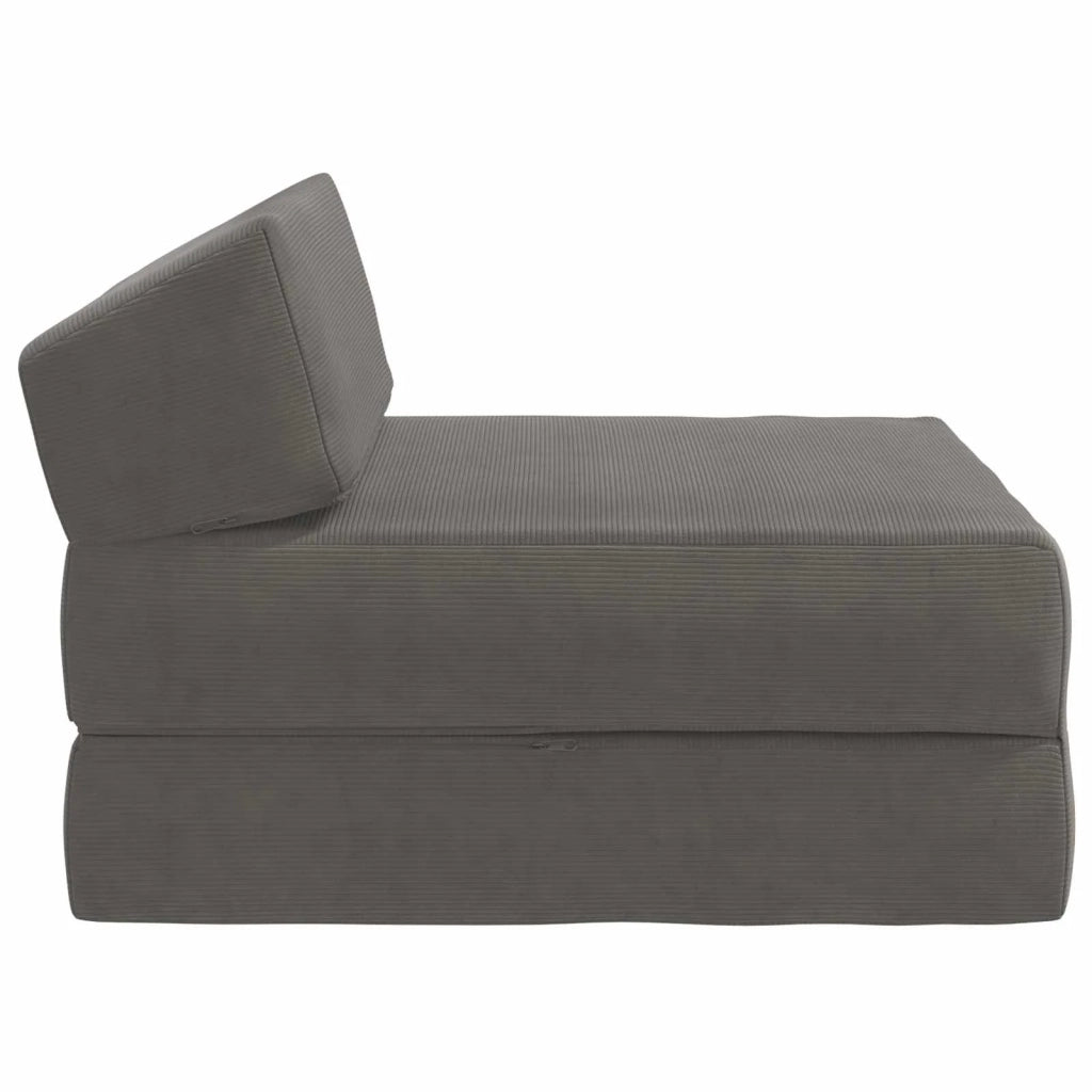 Divano Letto Pieghevole Grigio Chiaro 60 x 70 x 41 cm Tessuto