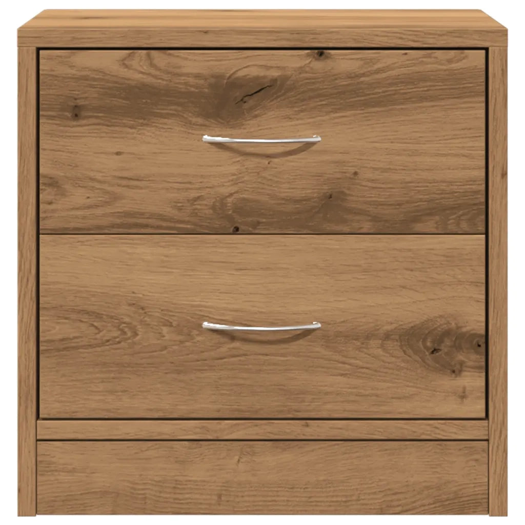 Comodino Rovere Artigianale 40x30x40 cm in Legno Multistrato 855926