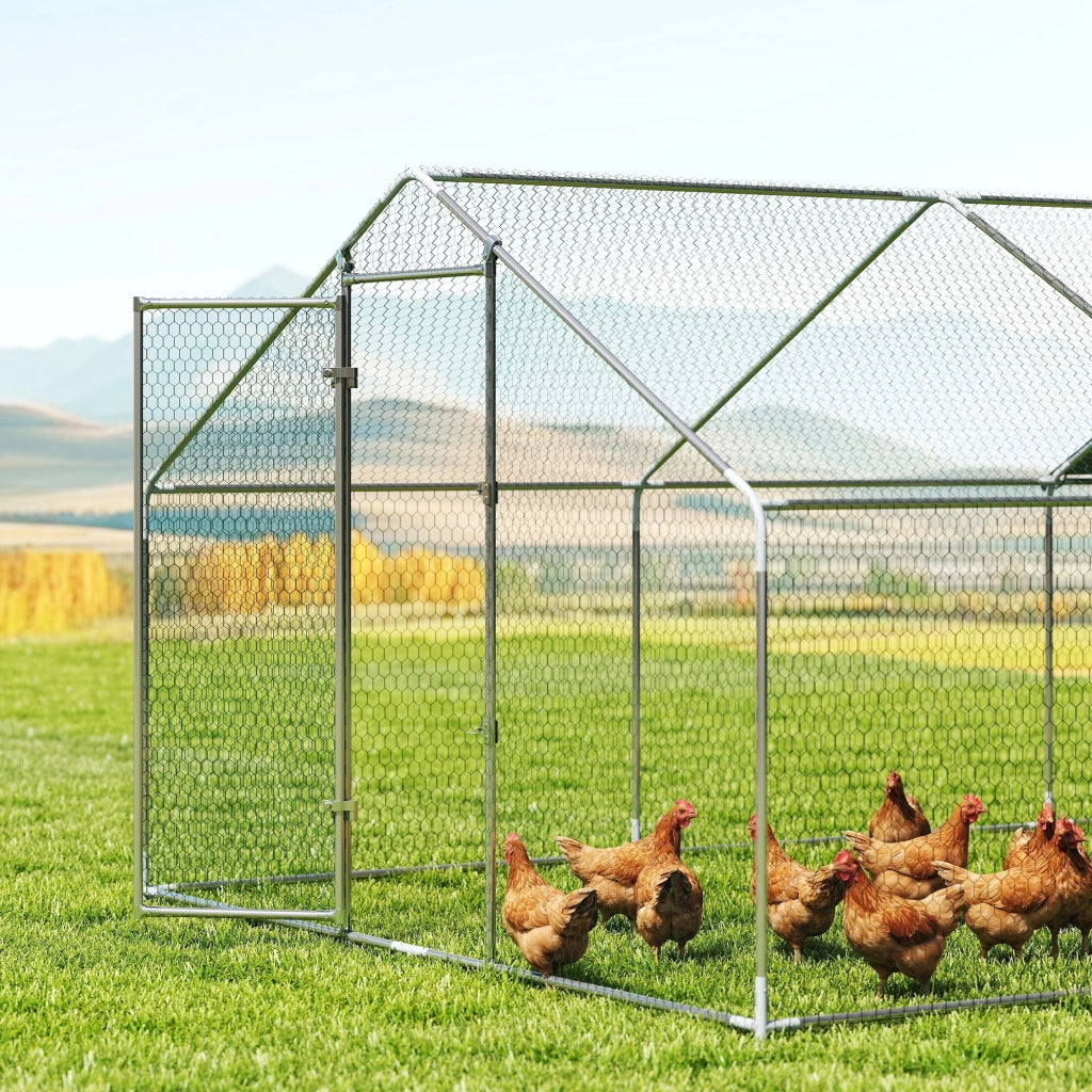 Pollaiolo Grande Esterno ¨C zephmum ¨C Acciaio Galvanizzato 5.1x3x1.9 m