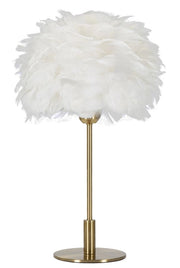 LAMPADA DA TAVOLO BALL FEATHER CM Ø 30X50