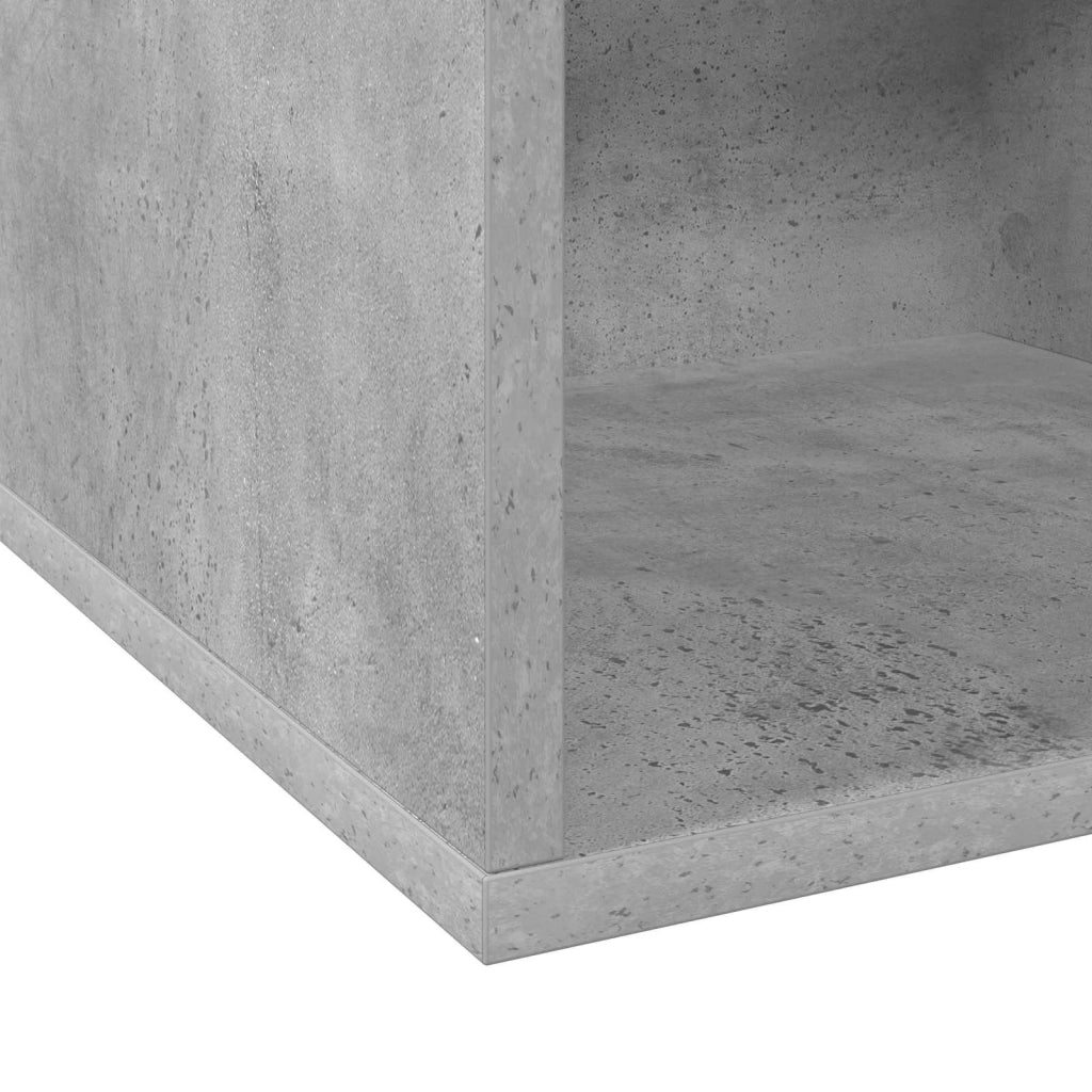 Scatola per album in vinile Grigio Cemento 37 x 36,5 x 38 cm 8012848