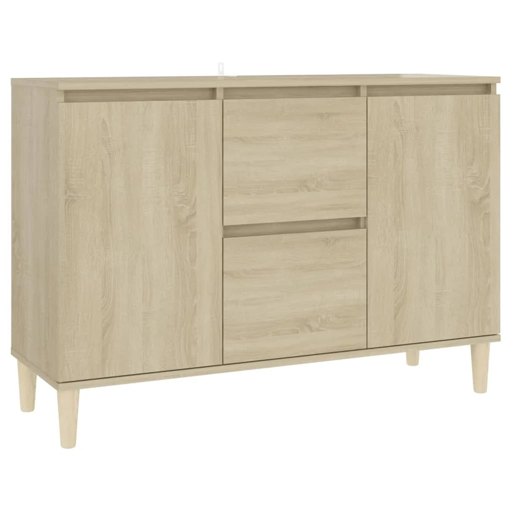 Buffet credenza cassettiera armadio mobile contenitore organizer cucina soggiorno rovere Sonoma 101 x 35 x 70 cm legno ingegnerizzato marrone 02_0031476
