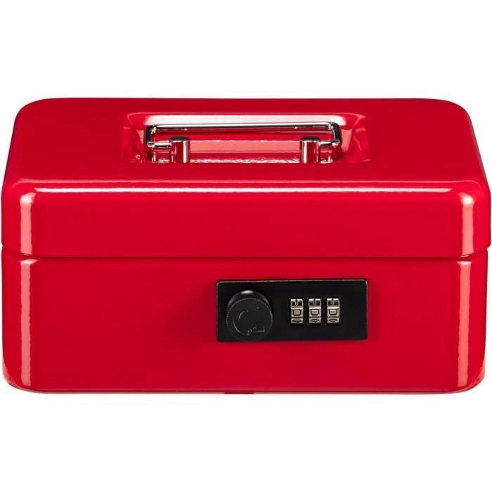 Portamonete - BURG WACHTER - Money Code 5020 Rosso - Apertura a codice, acciaio rosso