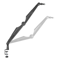 Asta microfono da tavolo 80cm Braccio snodabile per microfoni da 3/8" e 5/8"