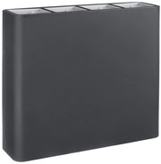 Vaso 90x27x77 cm in Polietilene Divio WR 80 Antracite
