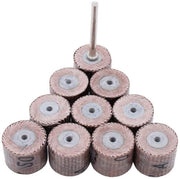 Set di dischi a lama a scaglietta 120# 10 pezzi diametro 12mm per strumenti rotativi Dremel