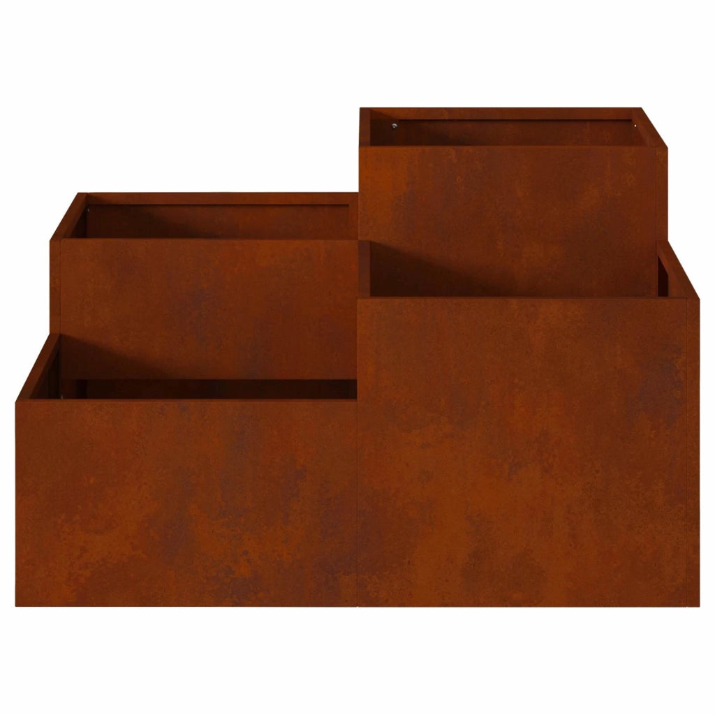 Vaso da giardino Ruggine 100 x 100 x 48 cm 865854