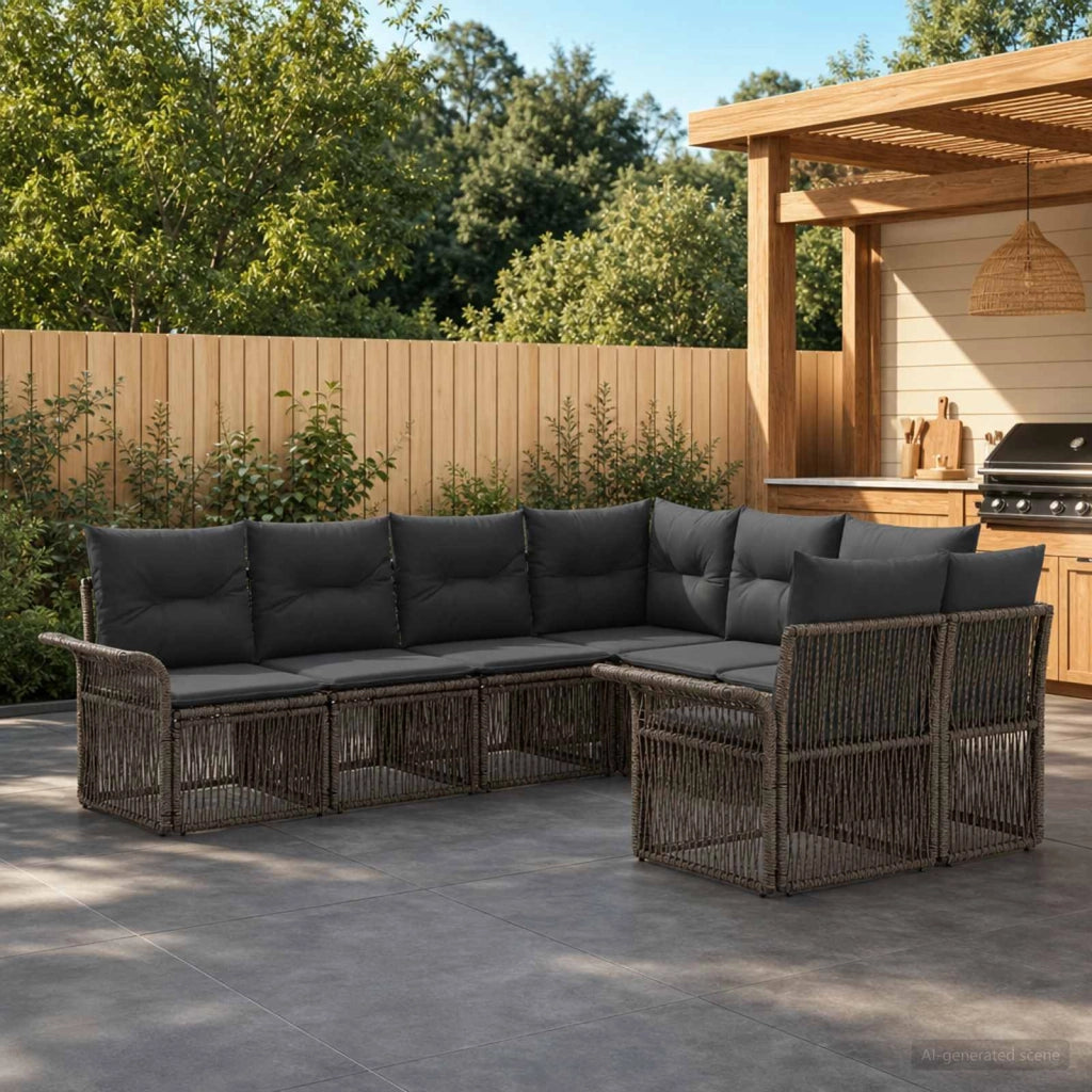 Set Divano da Giardino 8 pz 8-Numero di posti 3435023