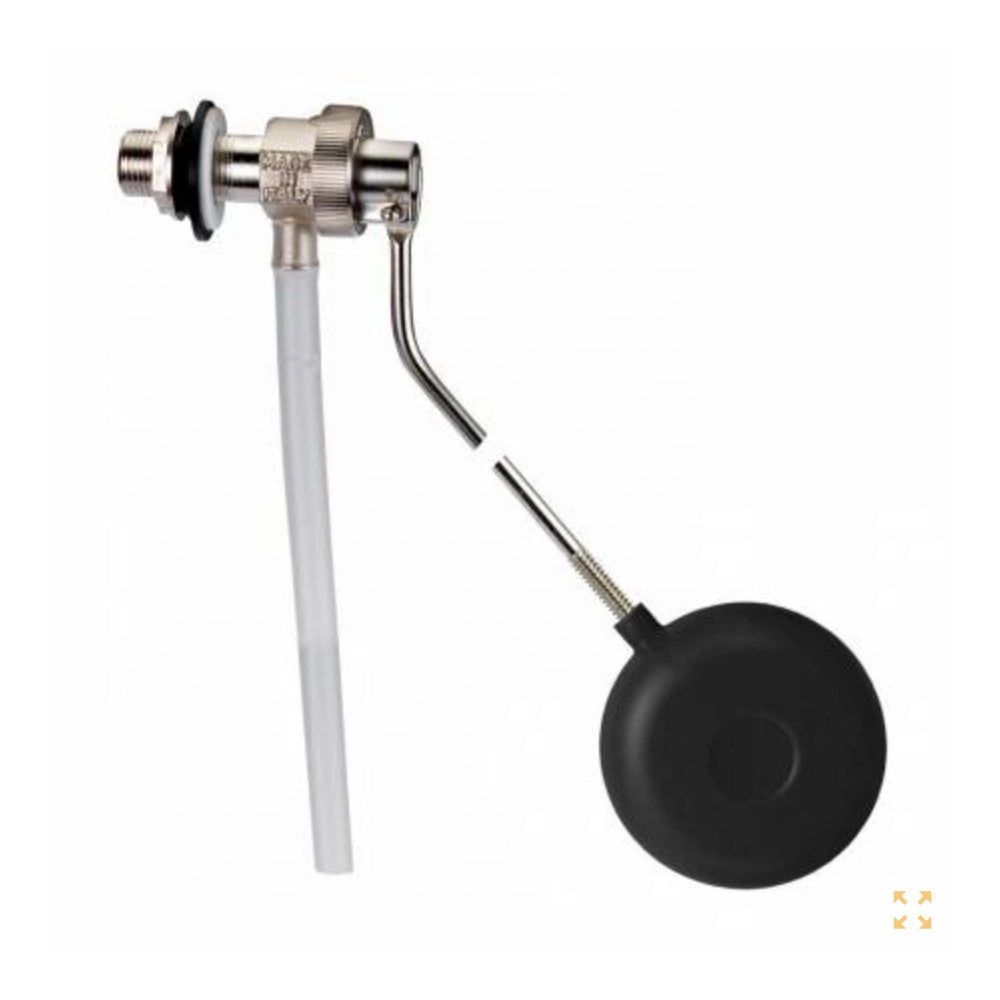 Trade Shop - Galleggiante Cassetta Wc 3/8 Rubinetto Per Scarico Universale Ottone Con Sfera -