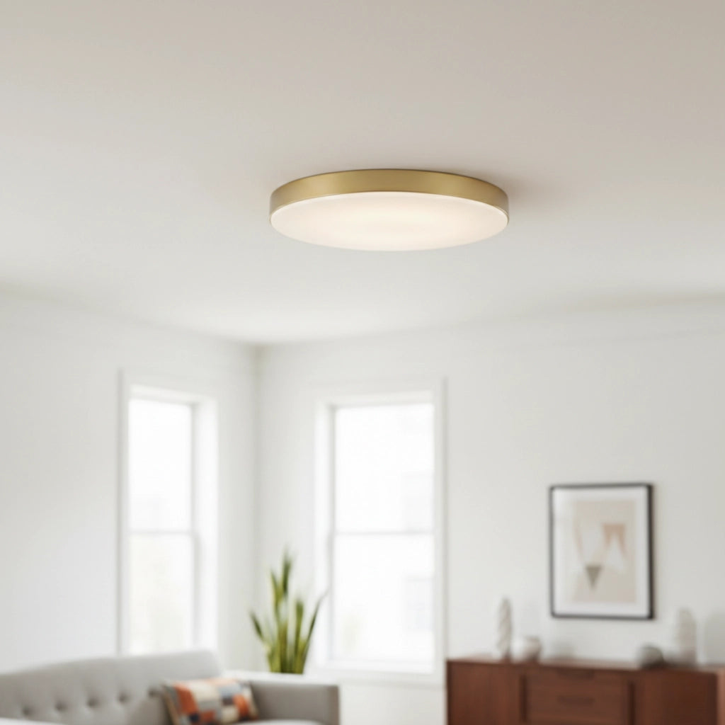 Plafoniera LED Milagro Maya ML7790 15W oro 33cm IP44