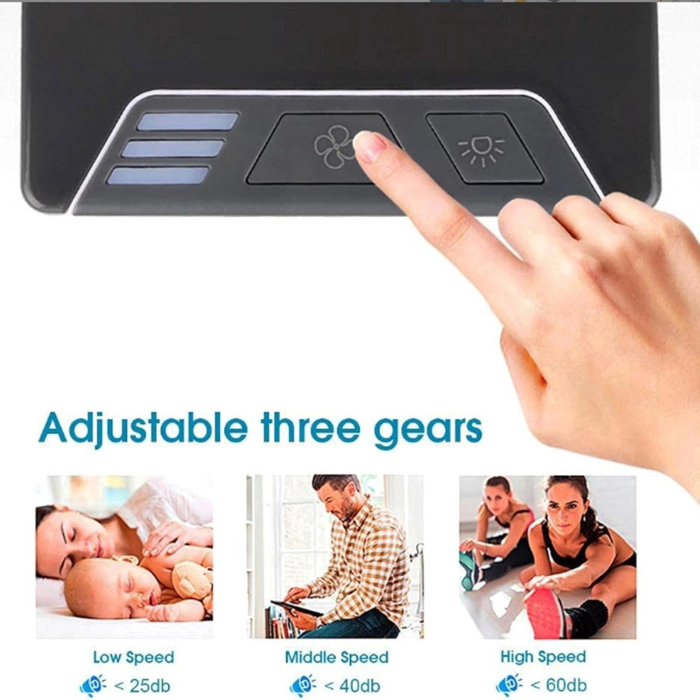 Trade Shop - Mini Condizionatore Portatile Deumidificatore A Ghiaccio Usb Ventilatore X Auto -