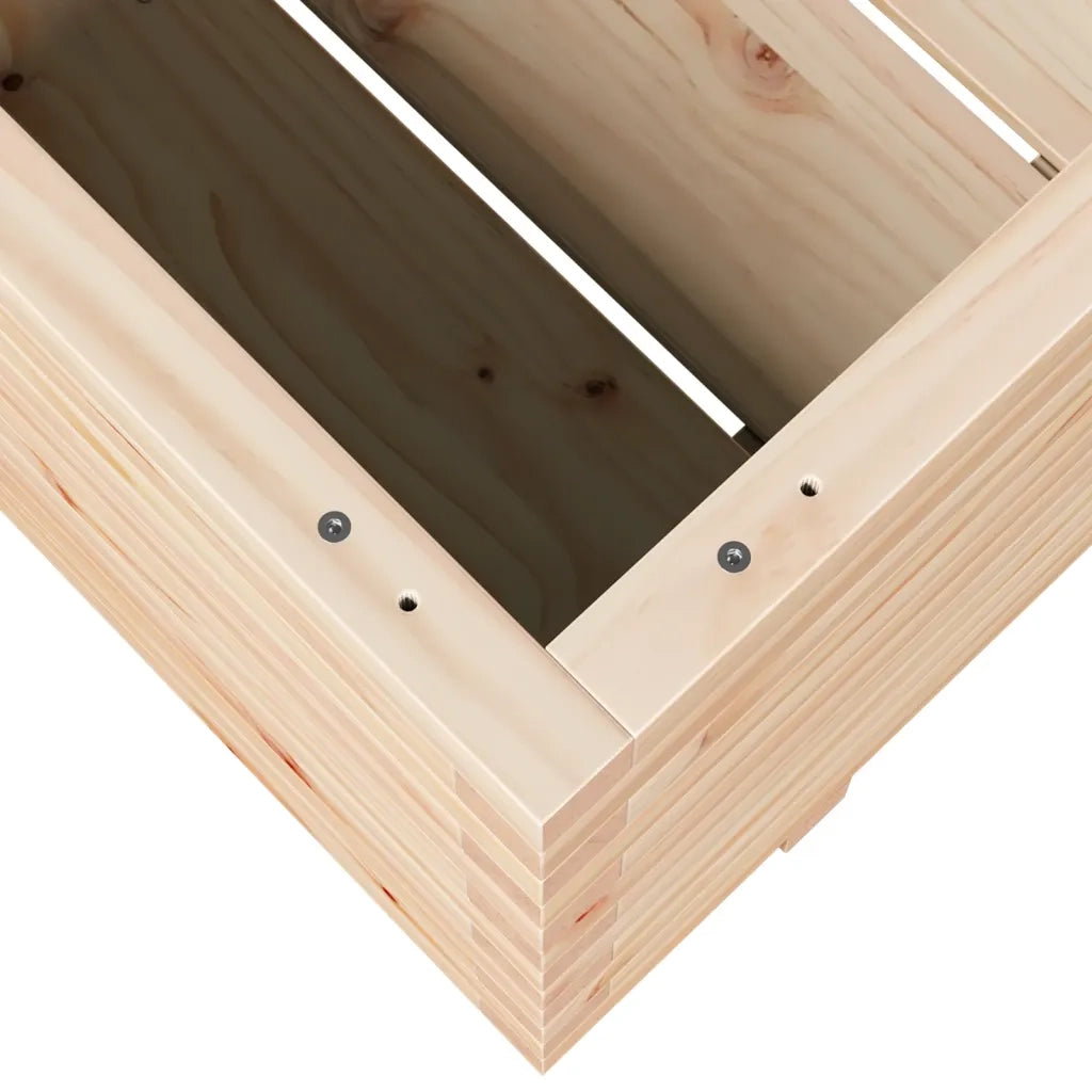 Fioriera da Giardino 90x60x49,5 cm in Legno Massello di Pino 847383