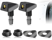Kit di irrigazione per vasi da 2 - Fusto di plastica universale - Duraturo - Resistente all'ossidazione - Pulizia efficace - Miglioramento della visibilità - Spremitore di pioggia