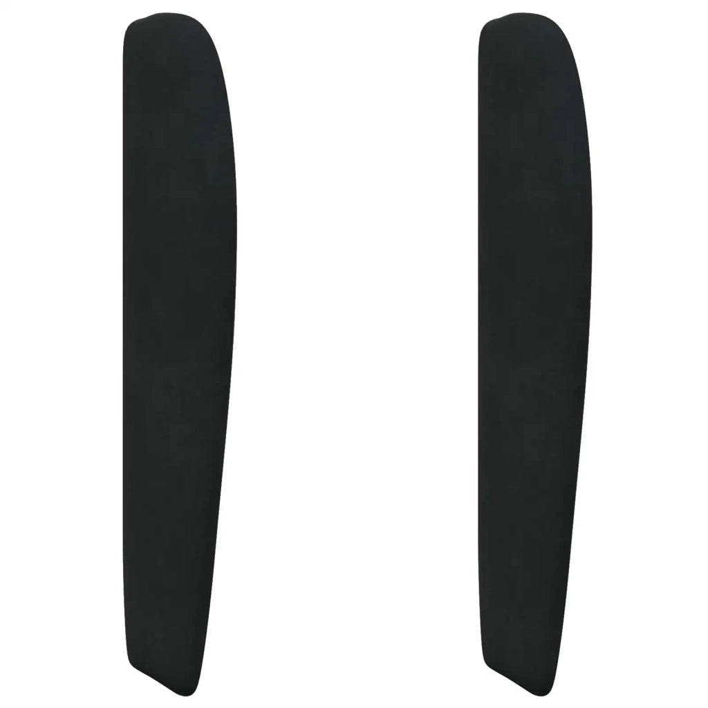 Orecchia della Testata Nero 80 x 23 x 6 cm Velluto
