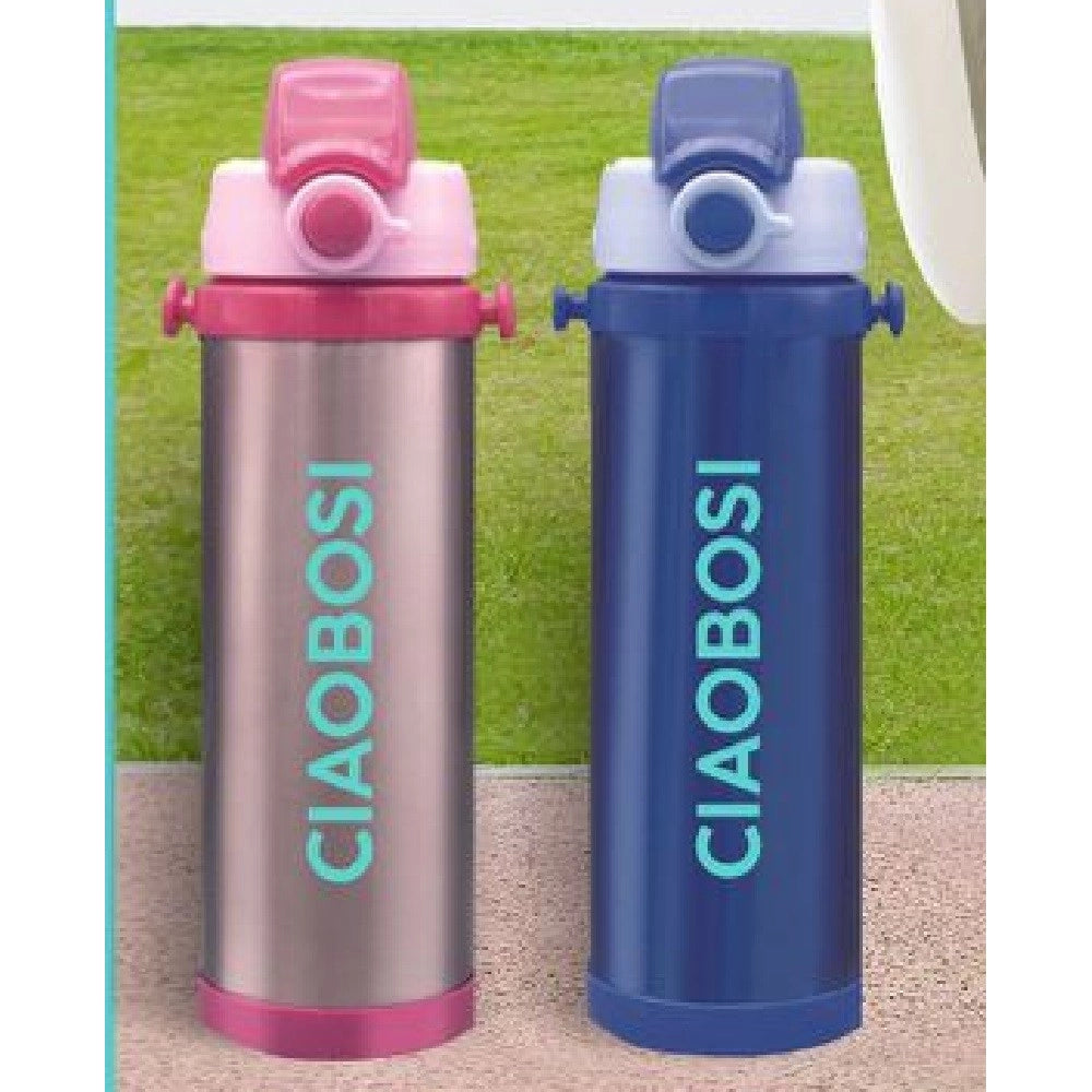 Trade Shop - Borraccia Termica Per Bambini Thermos Termos Contenitore Bottiglia 500ml Tx-8445 -