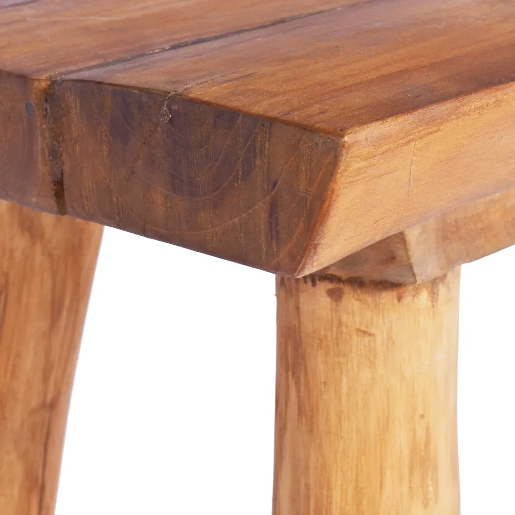 Panchina da Giardino 80 cm in Legno Massello di Teak 288816
