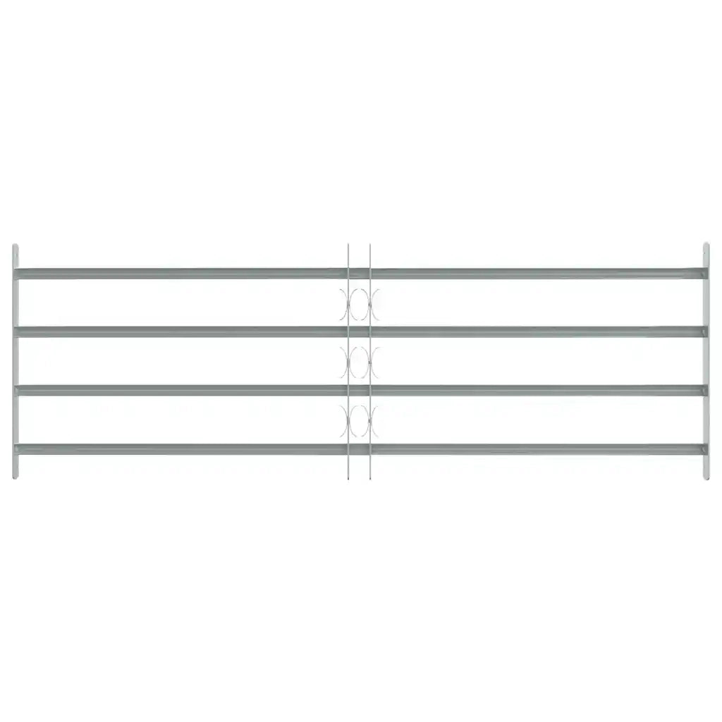 Grate per Finestre Regolabili 4 Barre Trasversali 1000-1500 mm CFW4923182