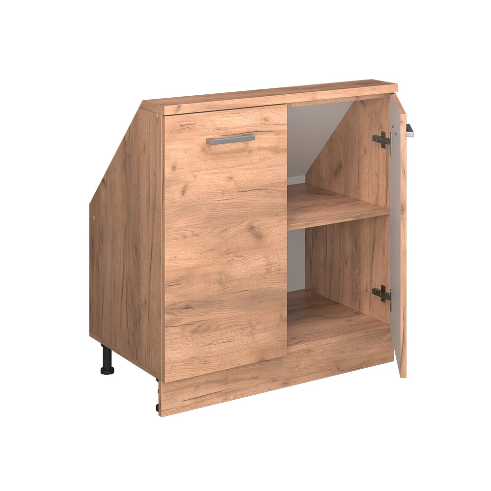 Mobile sottotetto Rion Rovere dorato/Rovere dorato con 2 porte Vicco