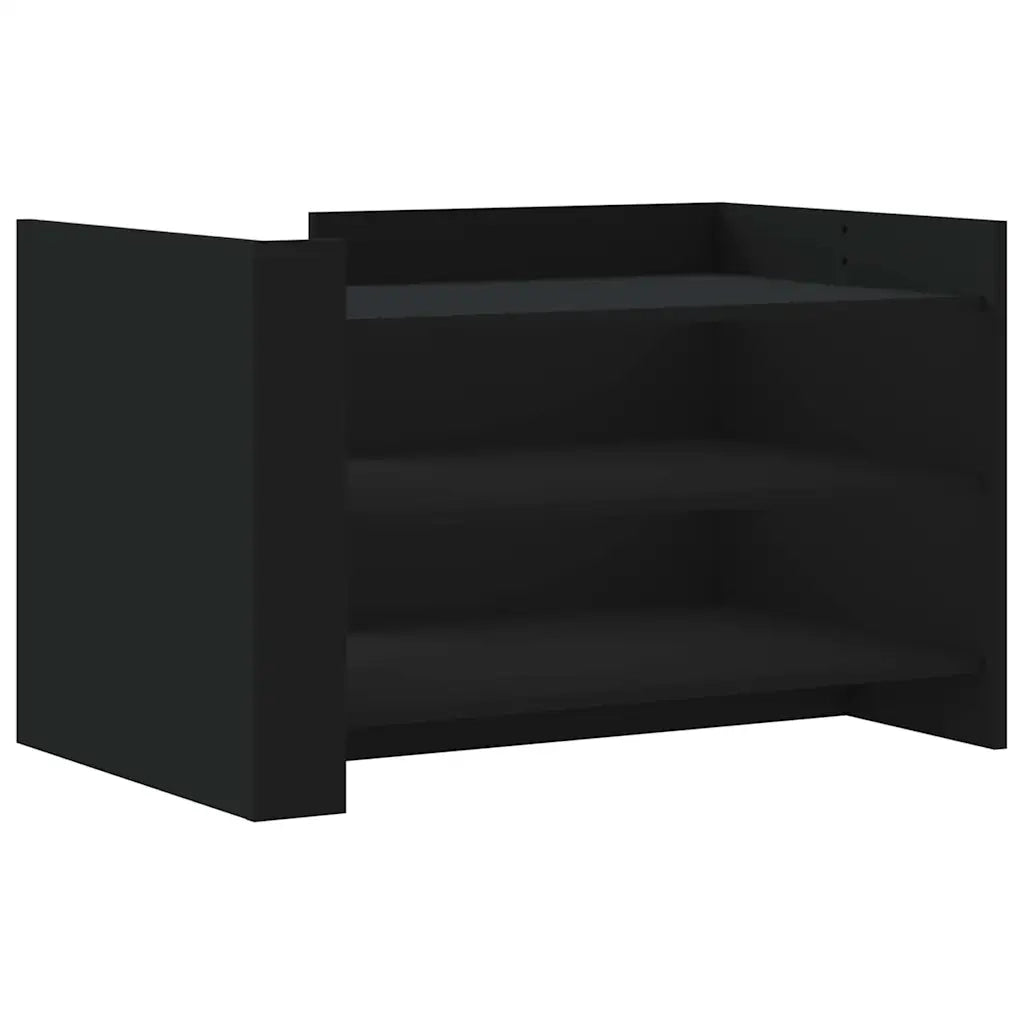Tavolino da salotto | Tavolino da caff¨¨ | Tavolino da Soggiorno Nero 80x50x50 cm in Legno Multistrato