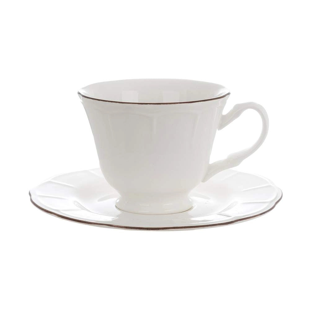 Set Tazze da Caffè in Ceramica Alcina – Blanc MariClo 6 Pz