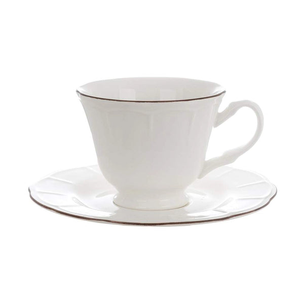 Set Tazze da Caffè in Ceramica Alcina – Blanc MariClo 6 Pz