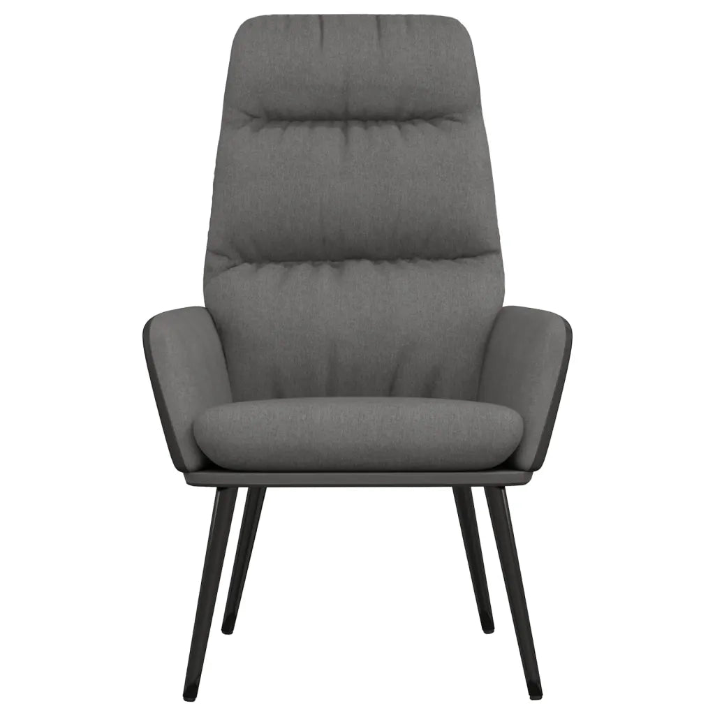 Poltrona Relax Grigio Chiaro in Tessuto 341119