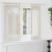 vidaXL Tende in Voile con Linguetta 2 pz Crema