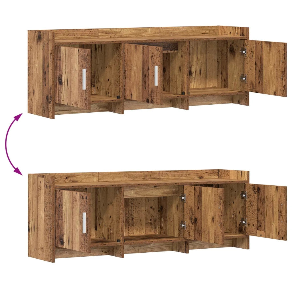 Mobile TV 130 x 33 x 47 cm Legno antico Legno ingegnerizzato 8011201