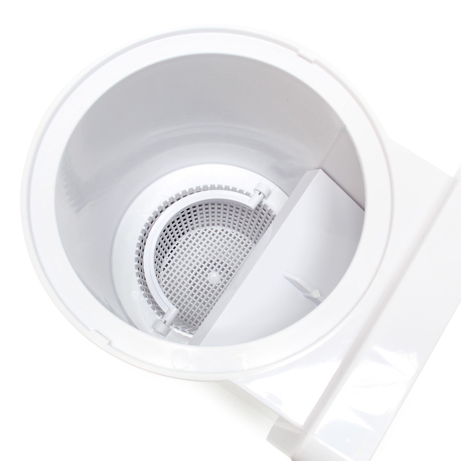 Set skimmer fisso con bocchetta d'aspirazione per piscine con cestello di raccolta