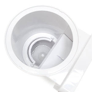 Set skimmer fisso con bocchetta d'aspirazione per piscine con cestello di raccolta