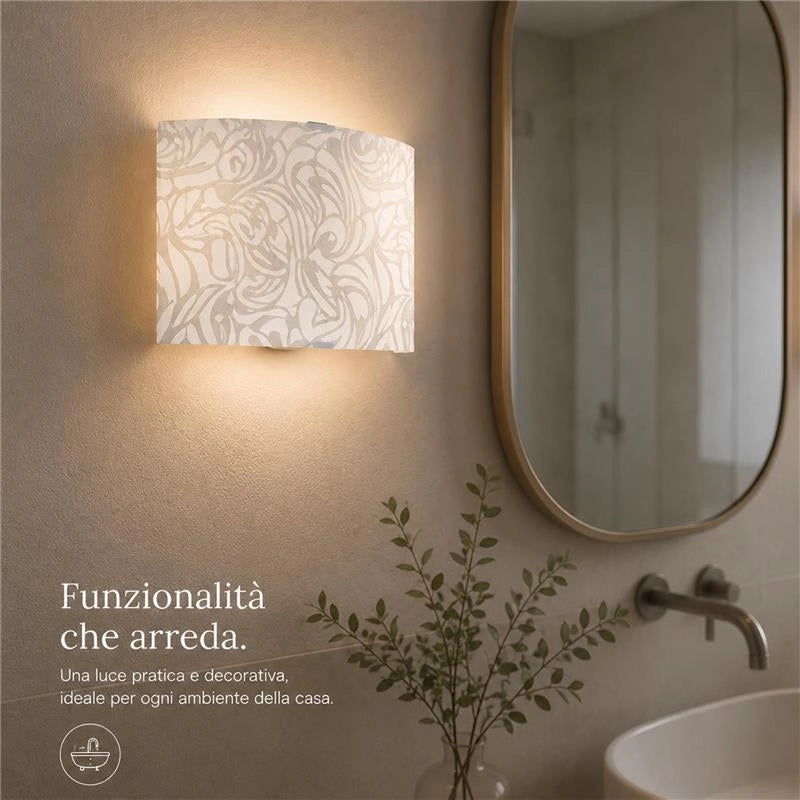 CORINNA LAMPADA APPLIQUE DA PARETE E27 1 LUCE