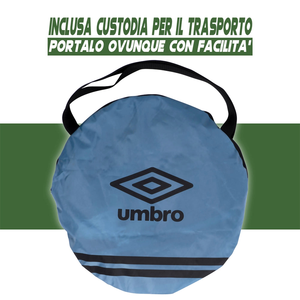 Porta da Calcio Pop-Up Pieghevole con Borsa Viaggio Sport Uso Interno ed Esterno