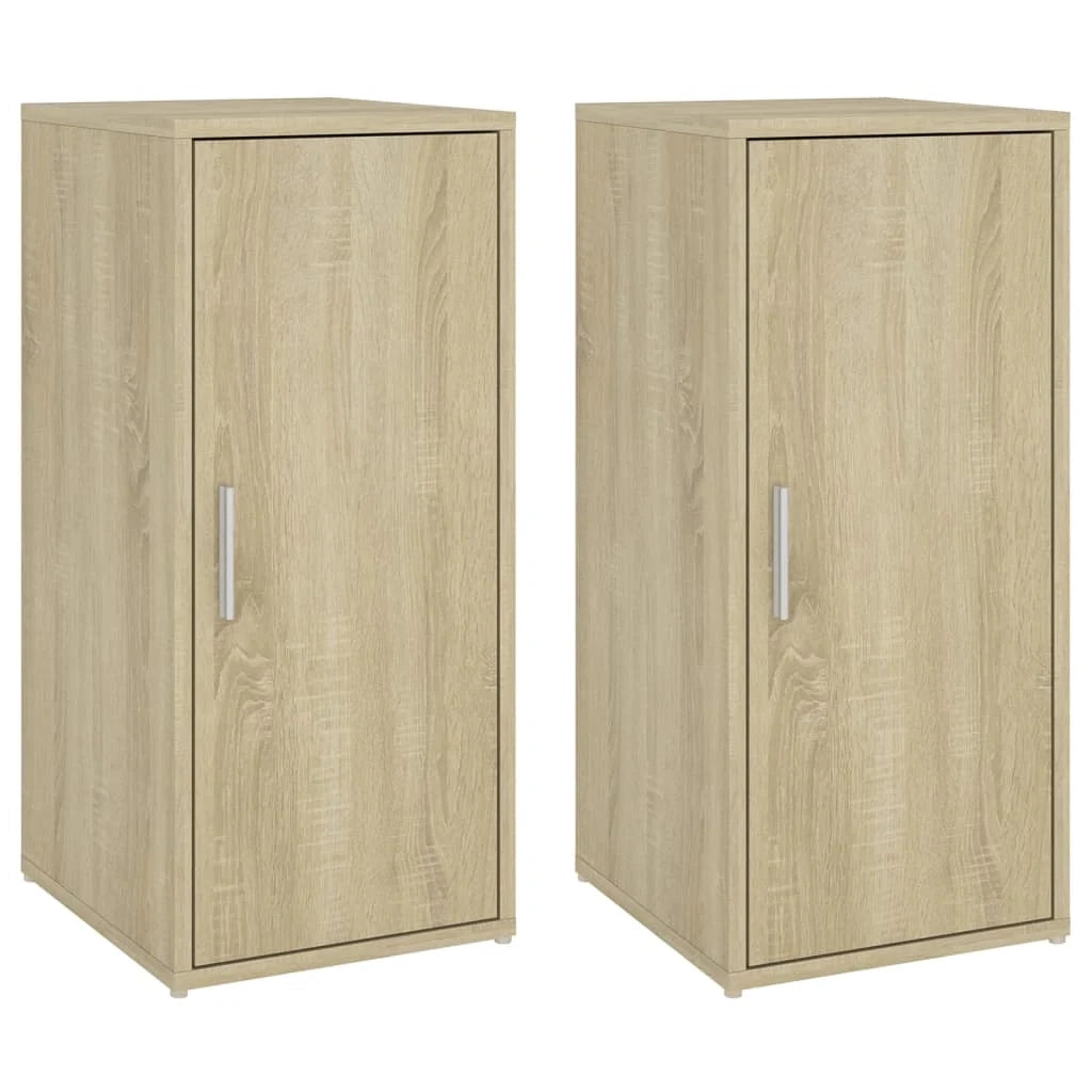 Scarpiere mobiletto portascarpe mobile per ingresso corridoio soggiorno set da 2 Sonoma 32 x 35 x 70 cm truciolato marrone 02_0022129