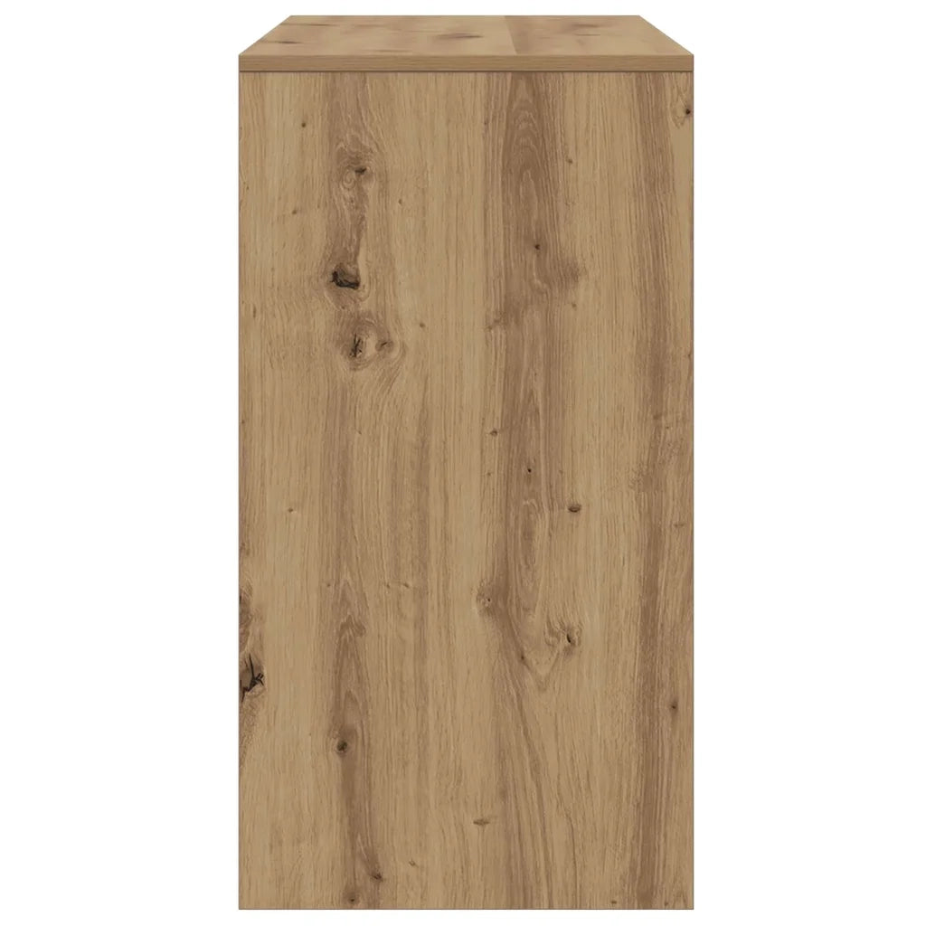 Tavolo Consolle | Tavolo d'Ingresso Rovere Artigianale 89x41x76,5cm in Truciolato