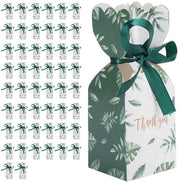 Scatola regalo ecosostenibile - Scatola di regalo per festa - Set di 50 pezzi - Imbottitura sicura e non tossica - Stile elegante - Scatola di regalo