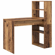Scrivania | Tavolo da Ufficio Legno vecchio 113 x 54 x 120 cm Legno multistrato